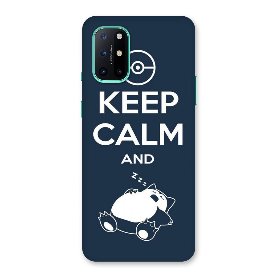 Keep Calm and Sleep Back Case for OnePlus 8T