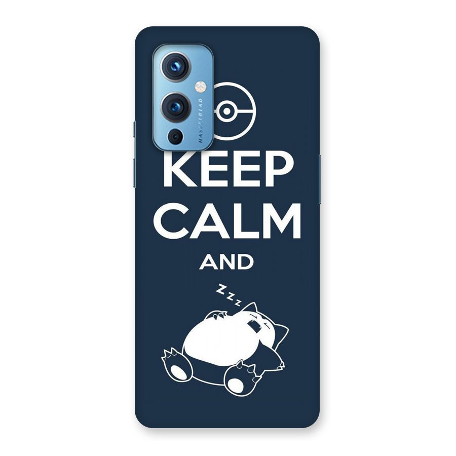 Keep Calm and Sleep Back Case for OnePlus 9