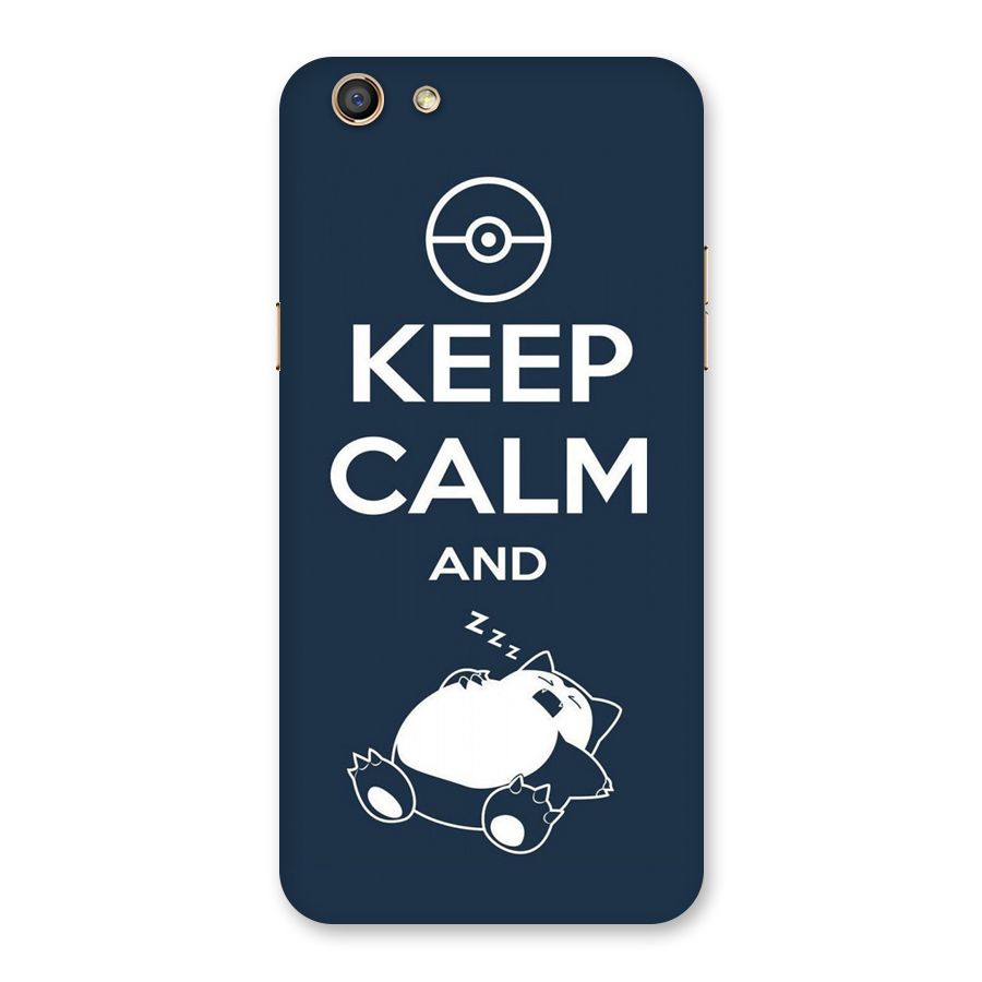 Keep Calm and Sleep Back Case for Oppo F3