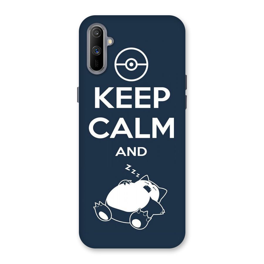 Keep Calm and Sleep Back Case for Realme C3
