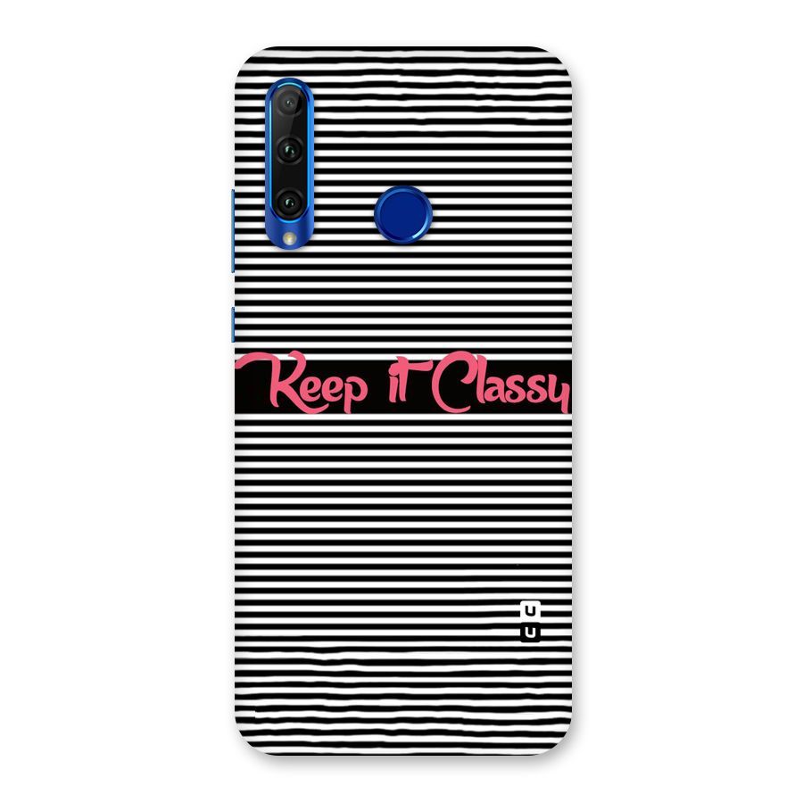 Keep It Classy Back Case for Honor 20i