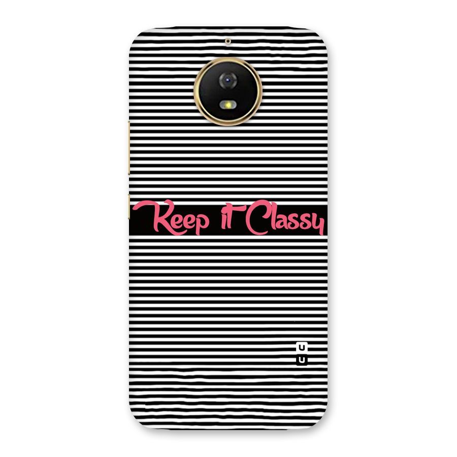 Keep It Classy Back Case for Moto G5s
