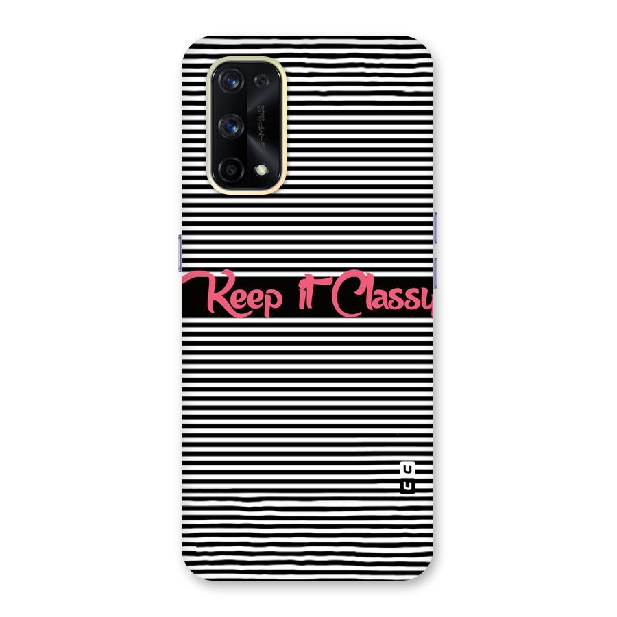 Keep It Classy Glass Back Case for Realme X7 Pro