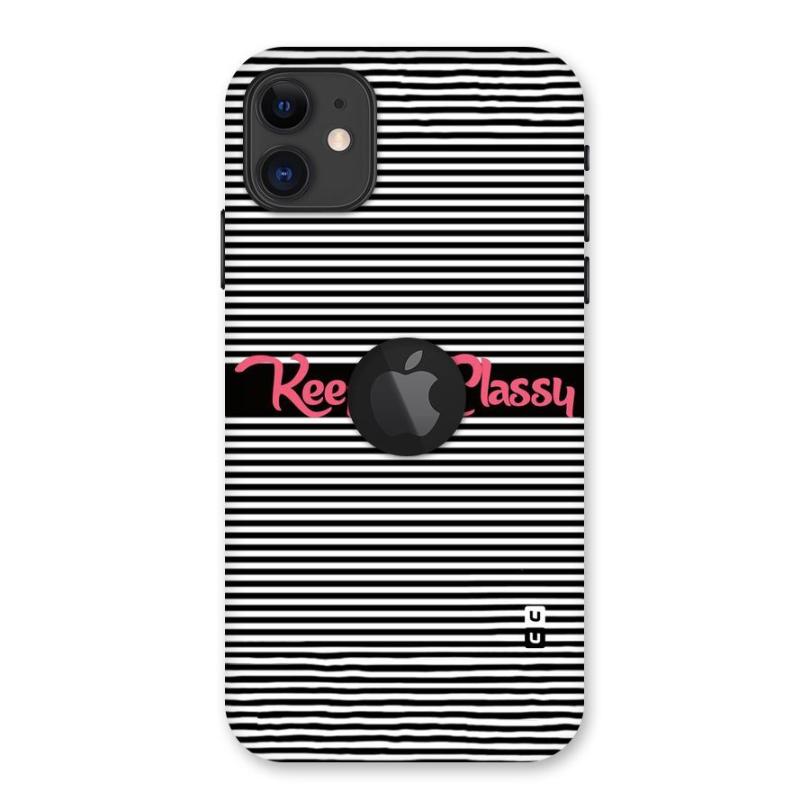 Keep It Classy Back Case for iPhone 11 Logo Cut