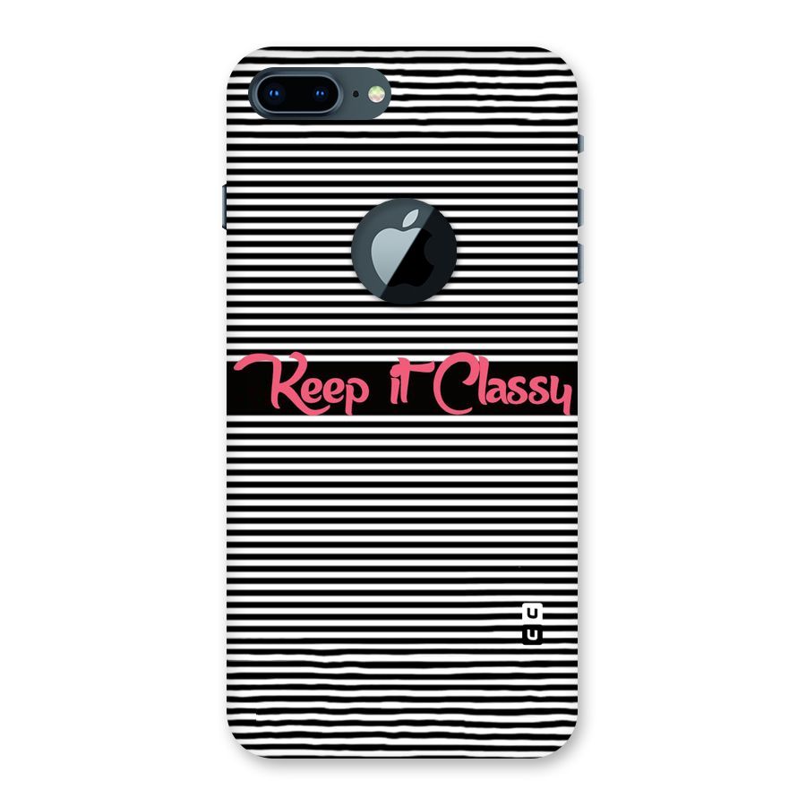 Keep It Classy Back Case for iPhone 7 Plus Logo Cut