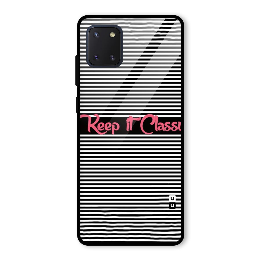 Keep It Classy Glass Back Case for Galaxy Note 10 Lite