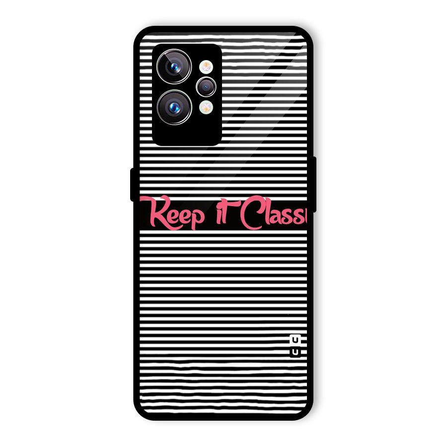 Keep It Classy Glass Back Case for Realme GT2 Pro