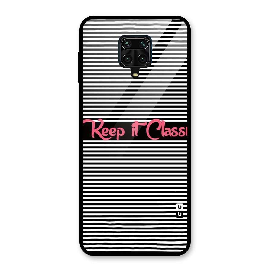 Keep It Classy Glass Back Case for Redmi Note 10 Lite