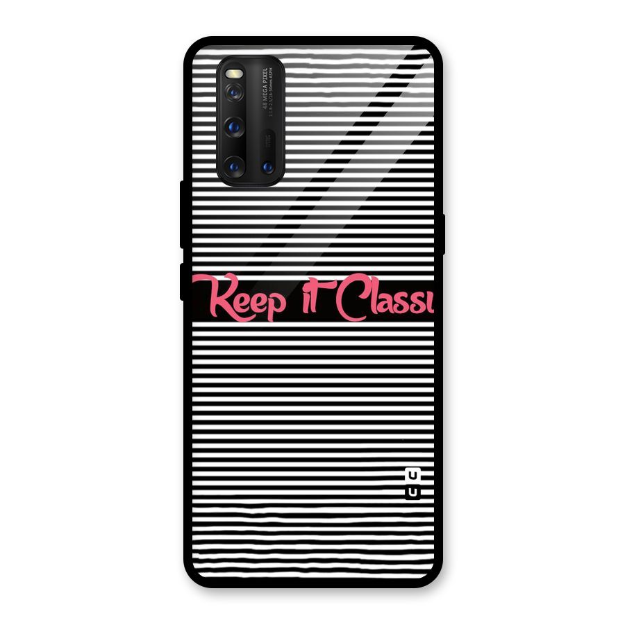 Keep It Classy Glass Back Case for Vivo iQOO 3