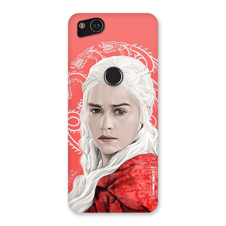 Khaleesi The Living Dragon Back Case for Google Pixel 2