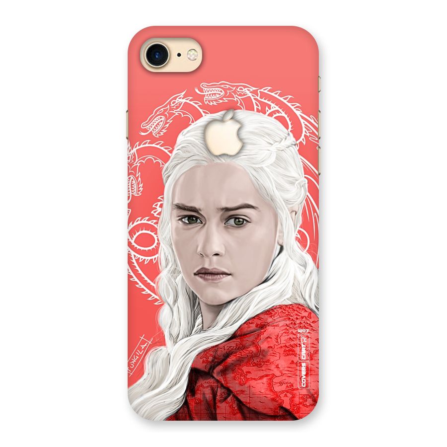 Khaleesi The Living Dragon Back Case for iPhone 7 Apple Cut