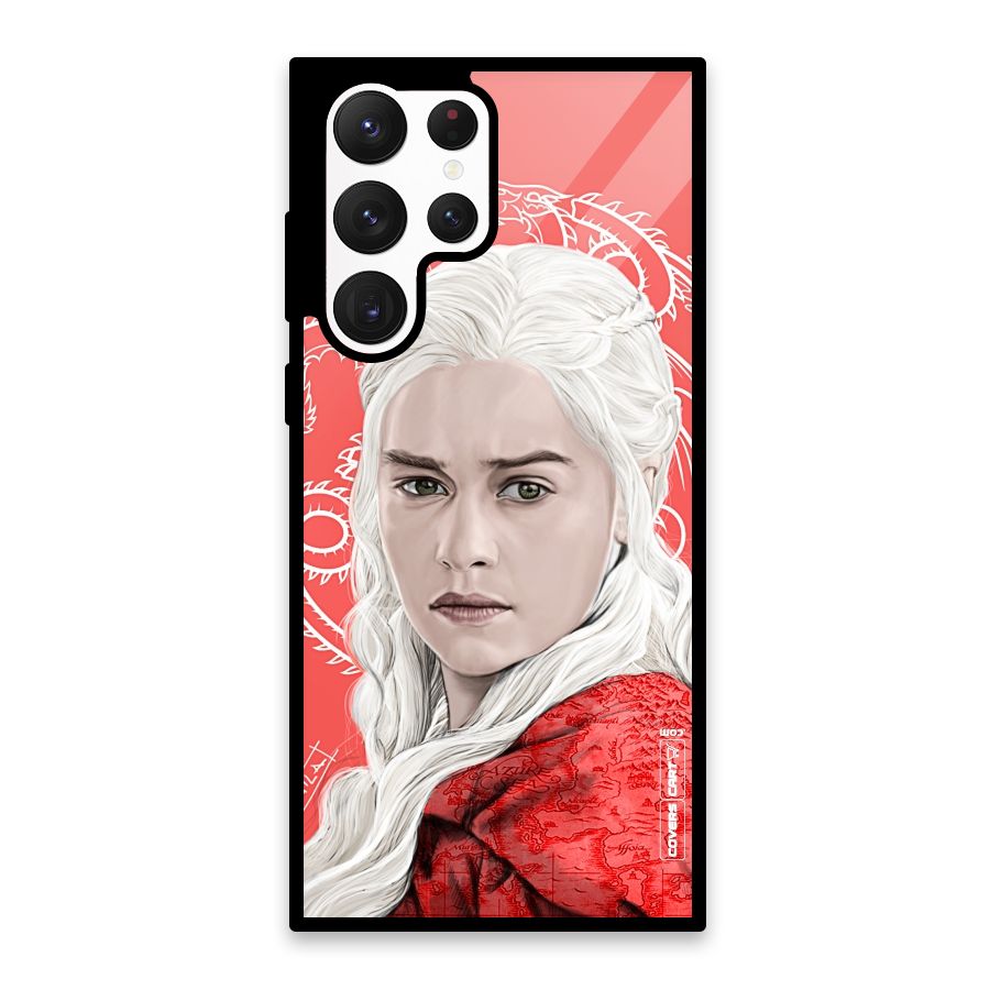 Khaleesi The Living Dragon Glass Back Case for Galaxy S22 Ultra 5G