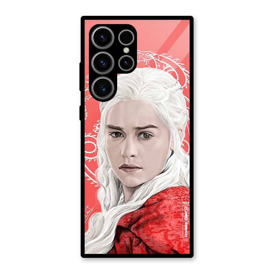 Khaleesi The Living Dragon Glass Back Case for Galaxy S23 Ultra