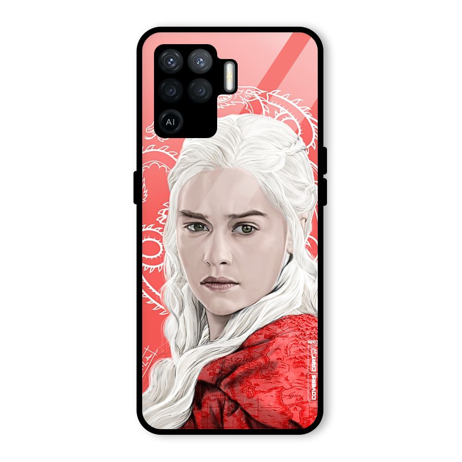 Khaleesi The Living Dragon Glass Back Case for Oppo F19 Pro