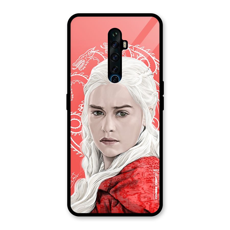 Khaleesi The Living Dragon Glass Back Case for Oppo Reno2 Z