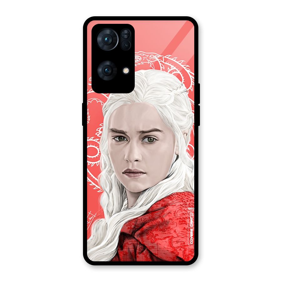 Khaleesi The Living Dragon Glass Back Case for Oppo Reno7 Pro 5G