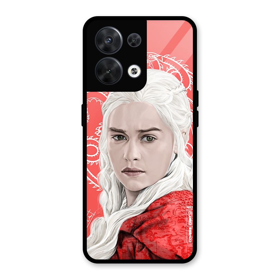 Khaleesi The Living Dragon Glass Back Case for Oppo Reno8 5G