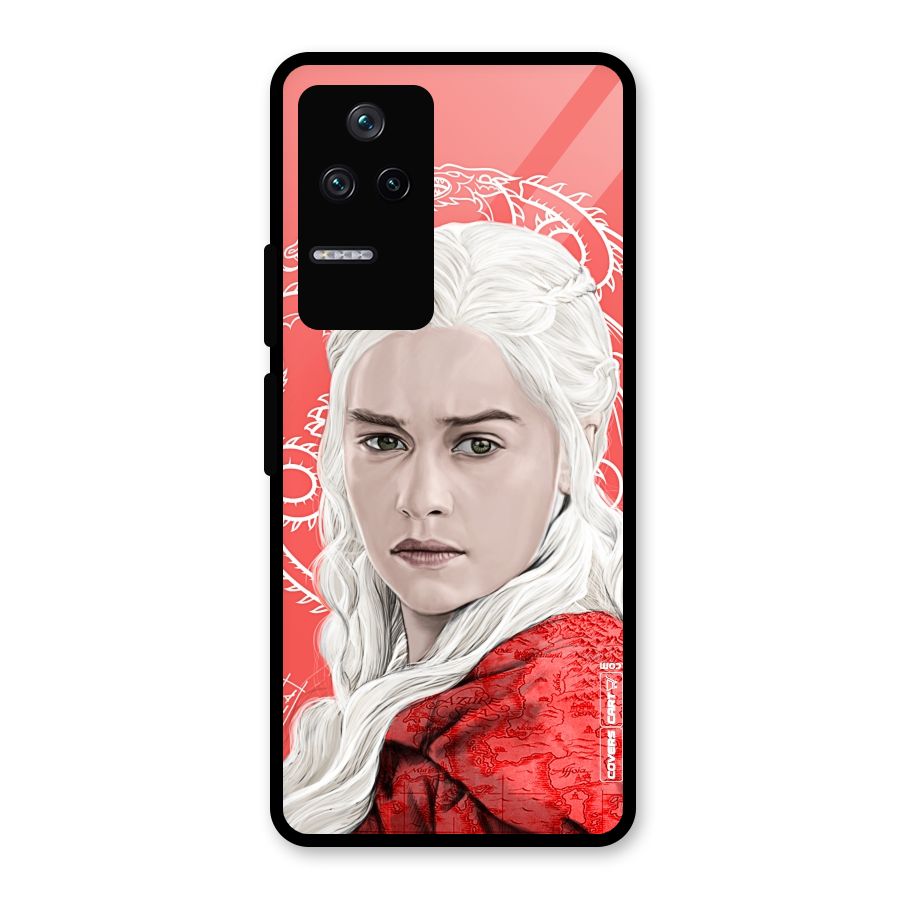 Khaleesi The Living Dragon Glass Back Case for Poco F4 5G
