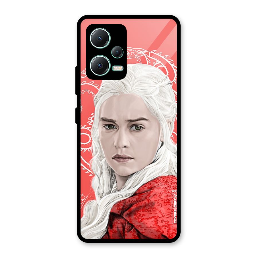 Khaleesi The Living Dragon Glass Back Case for Redmi Note 12 5G