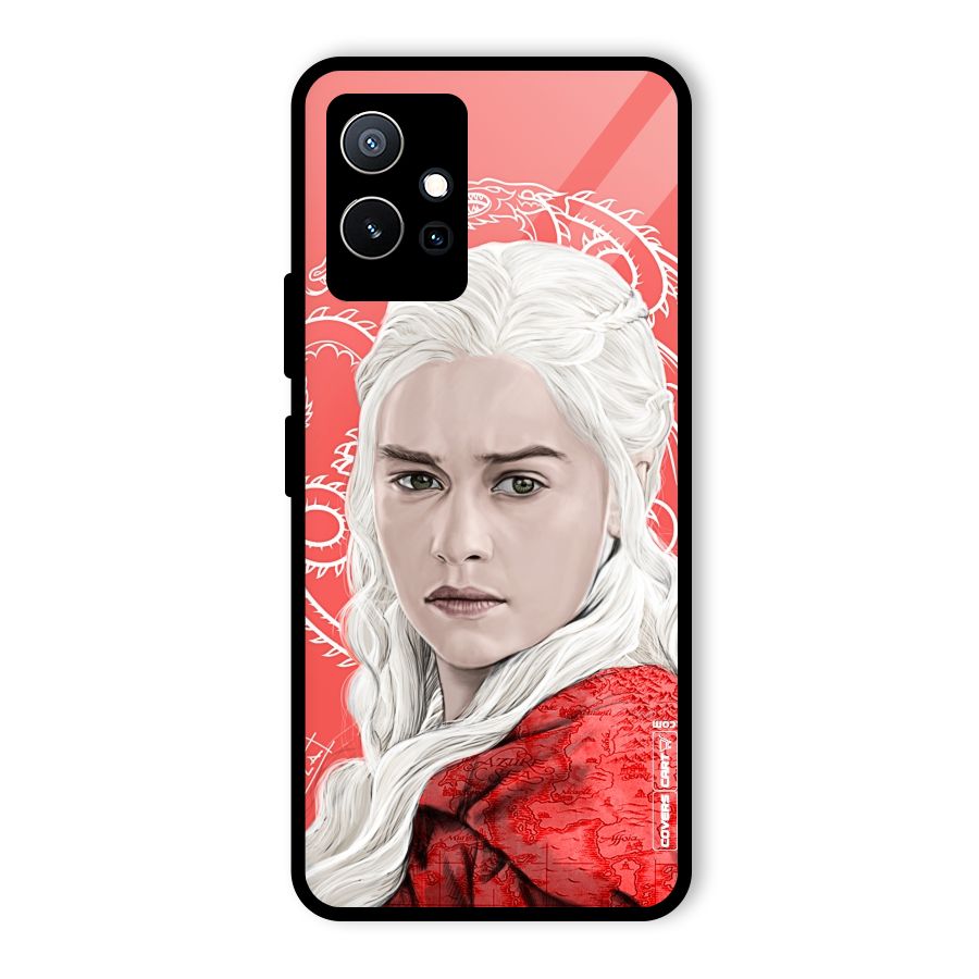 Khaleesi The Living Dragon Glass Back Case for Vivo T1 5G