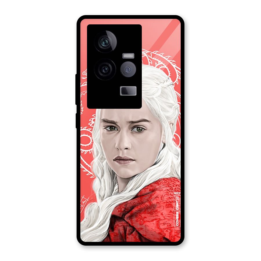 Khaleesi The Living Dragon Glass Back Case for Vivo iQOO 11 5G