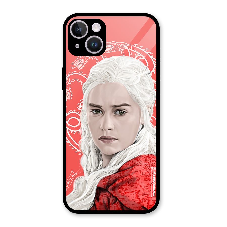 Khaleesi The Living Dragon Glass Back Case for iPhone 14 Plus