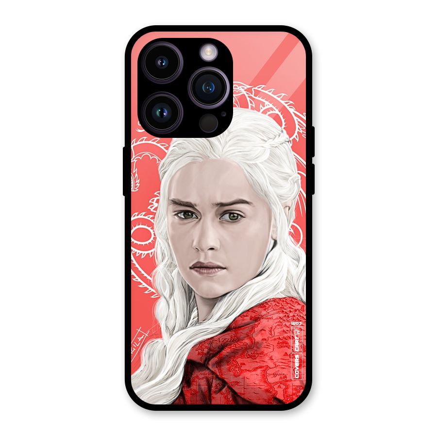 Khaleesi The Living Dragon Glass Back Case for iPhone 14 Pro