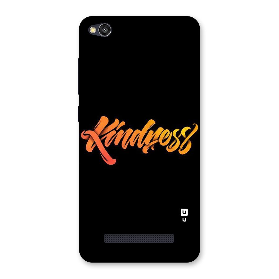 Kindness Back Case for Redmi 4A
