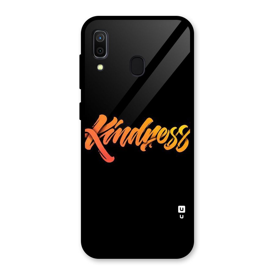 Kindness Glass Back Case for Galaxy A30