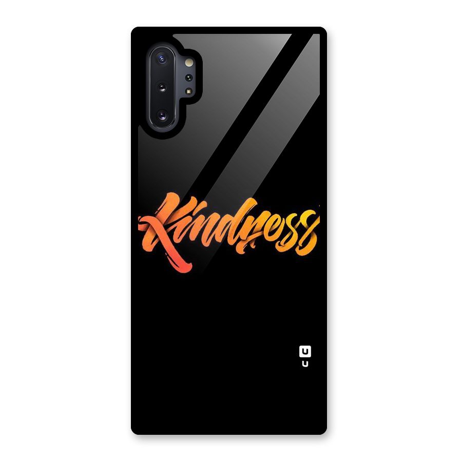 Kindness Glass Back Case for Galaxy Note 10 Plus