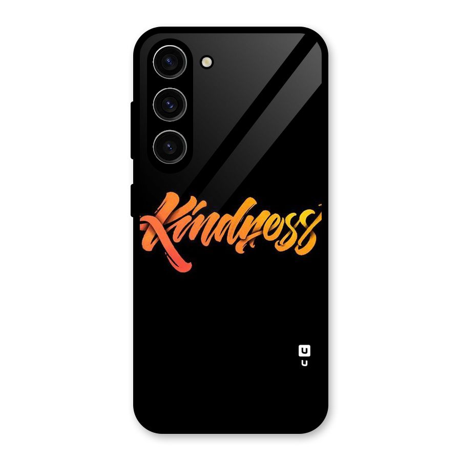 Kindness Glass Back Case for Galaxy S23