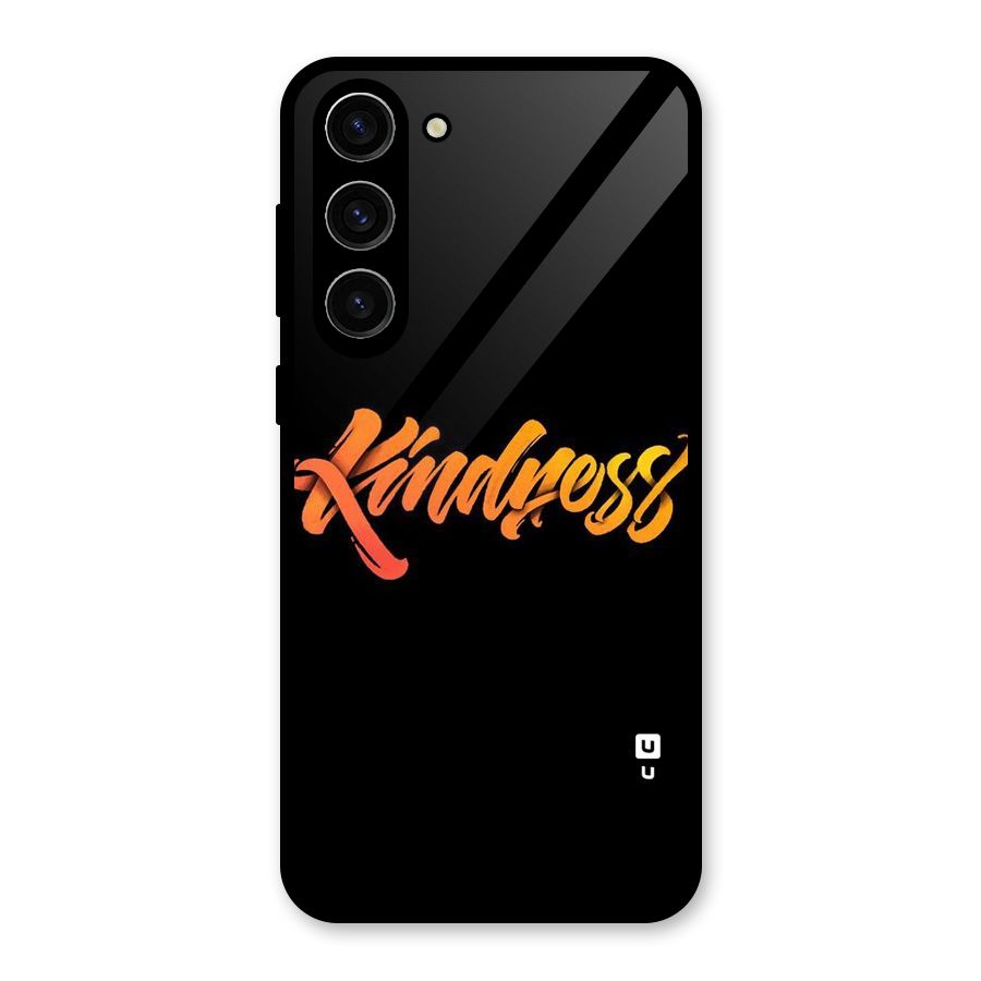 Kindness Glass Back Case for Galaxy S23 Plus