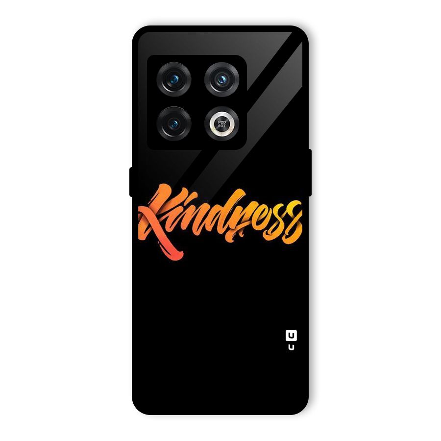 Kindness Glass Back Case for OnePlus 10 Pro 5G