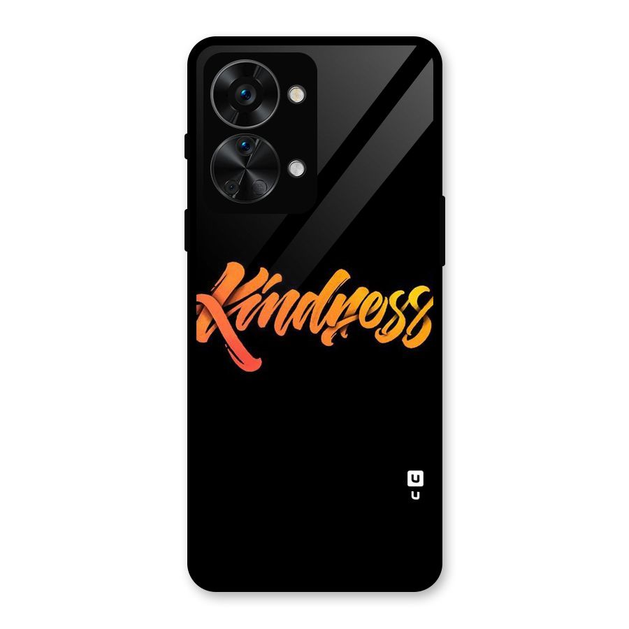 Kindness Glass Back Case for OnePlus Nord 2T
