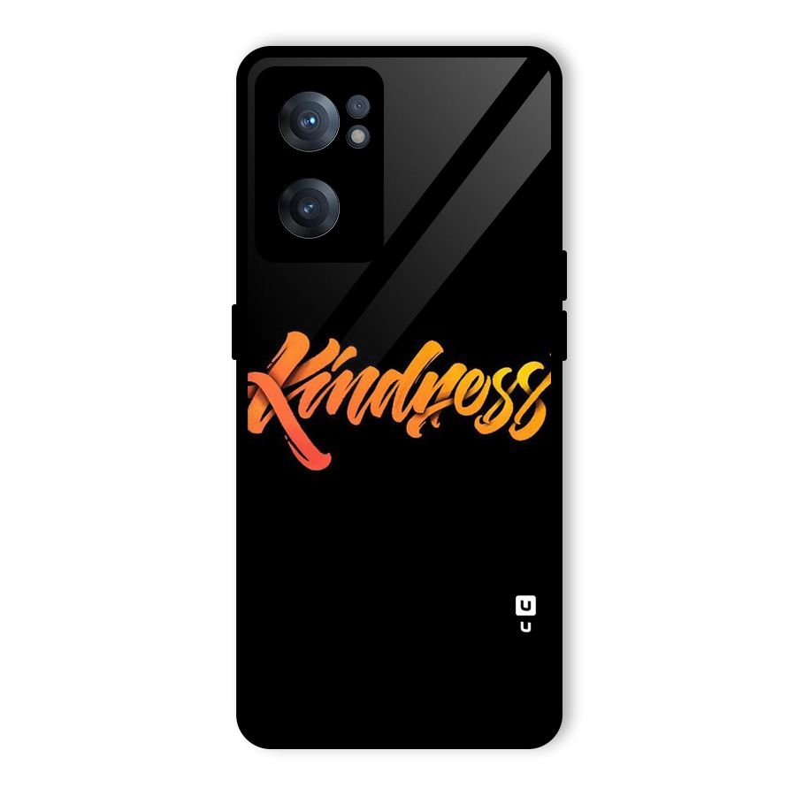 Kindness Glass Back Case for OnePlus Nord CE 2 5G