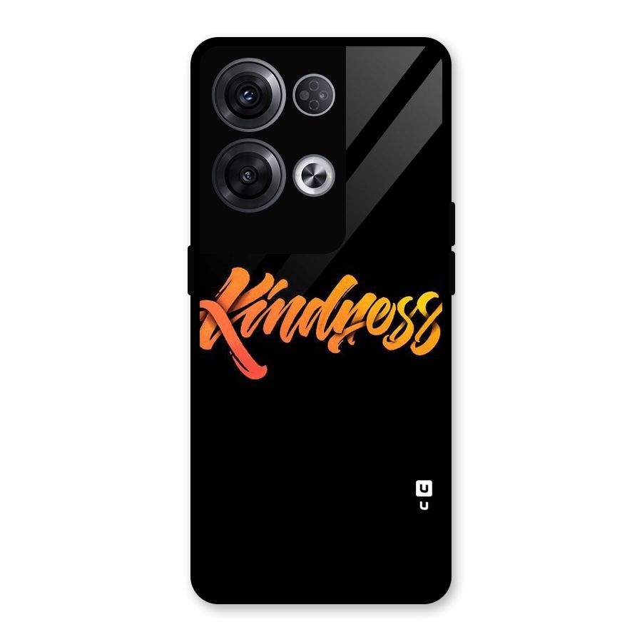 Kindness Glass Back Case for Oppo Reno8 Pro 5G
