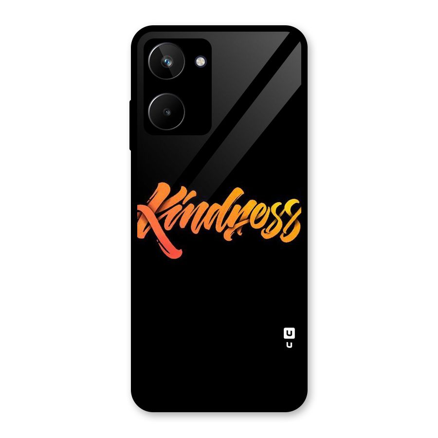 Kindness Glass Back Case for Realme 10
