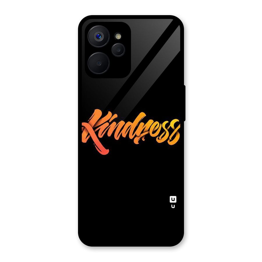 Kindness Glass Back Case for Realme 9i 5G