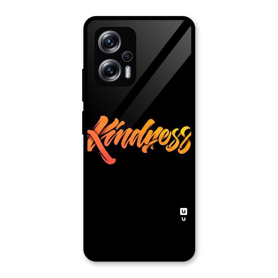 Kindness Glass Back Case for Redmi K50i