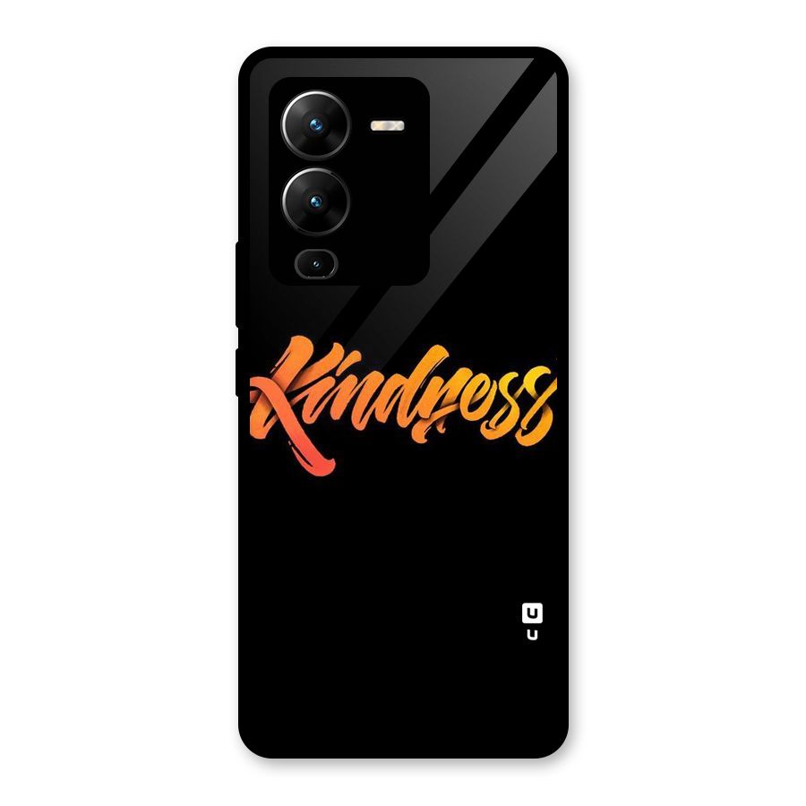 Kindness Glass Back Case for Vivo V25 Pro