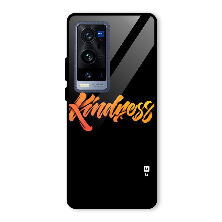 Kindness Glass Back Case for Vivo X60 Pro Plus