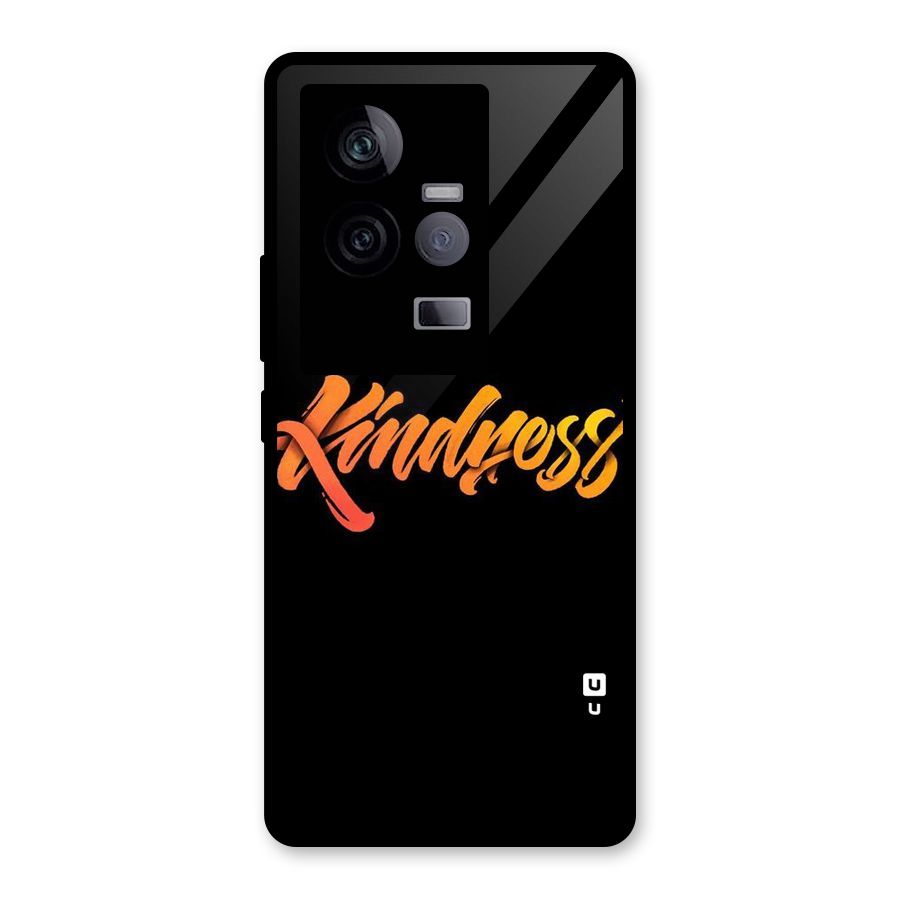 Kindness Glass Back Case for Vivo iQOO 11 5G