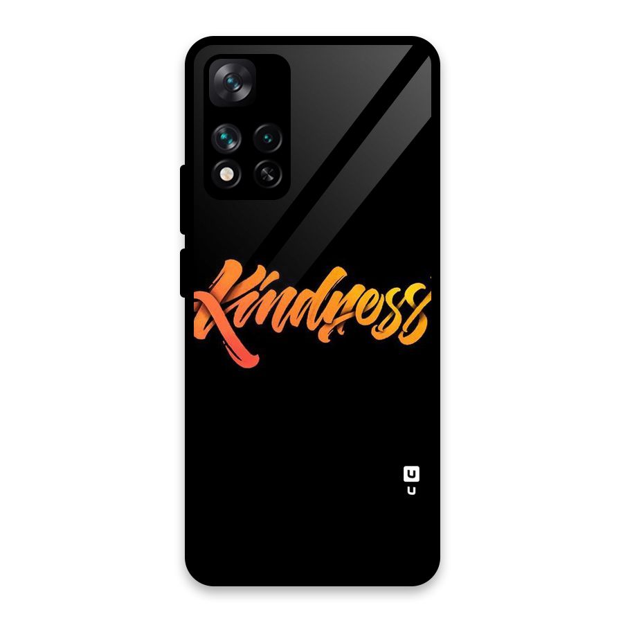 Kindness Glass Back Case for Xiaomi 11i 5G