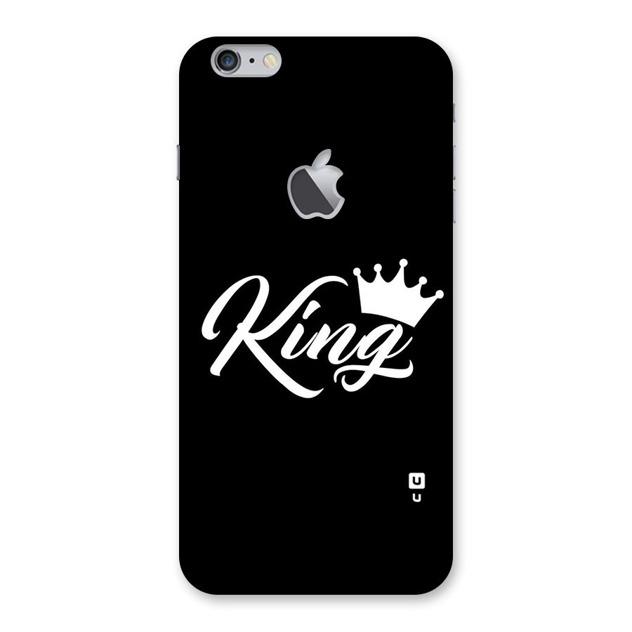 King Crown Typography Back Case for iPhone 6 Plus 6S Plus Logo Cut