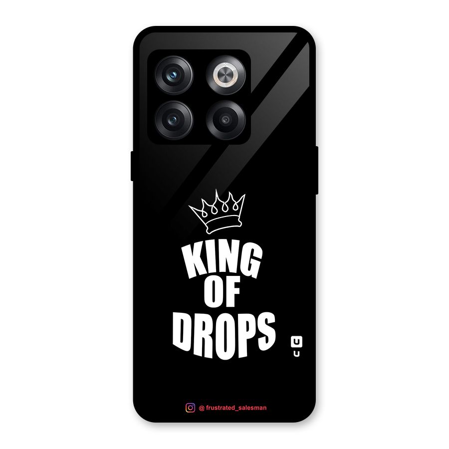 King of Drops Black Glass Back Case for OnePlus 10T