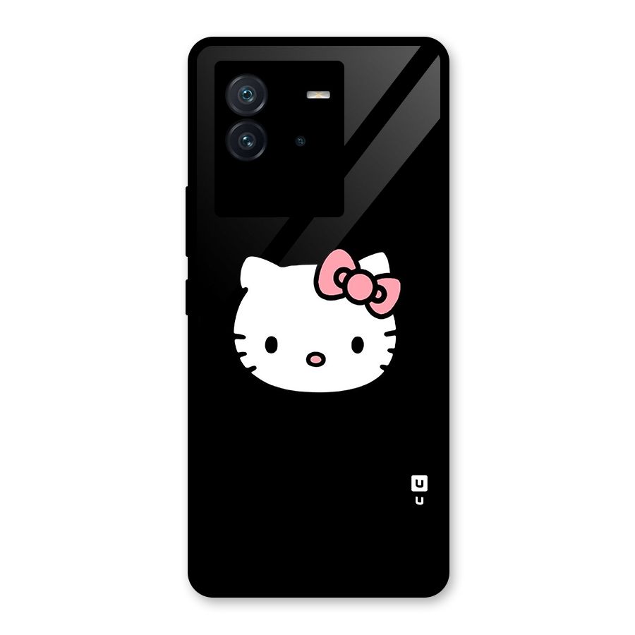 Kitty Cute Glass Back Case for Vivo iQOO Neo 6 5G