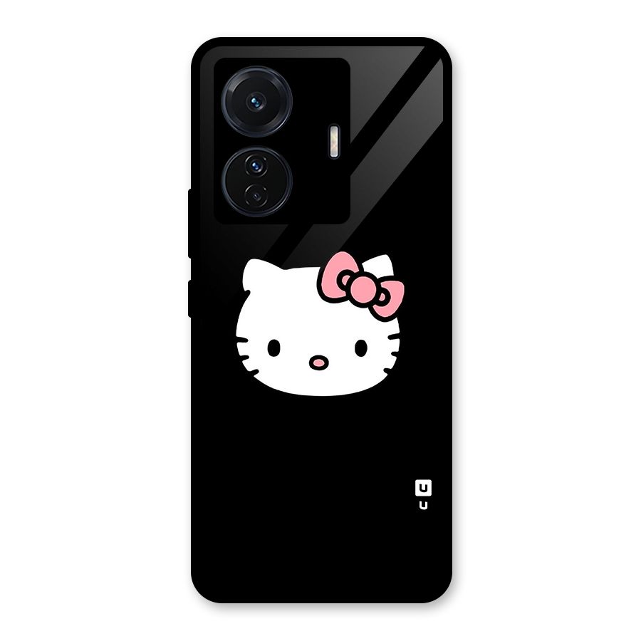 Kitty Cute Glass Back Case for Vivo iQOO Z6 Pro