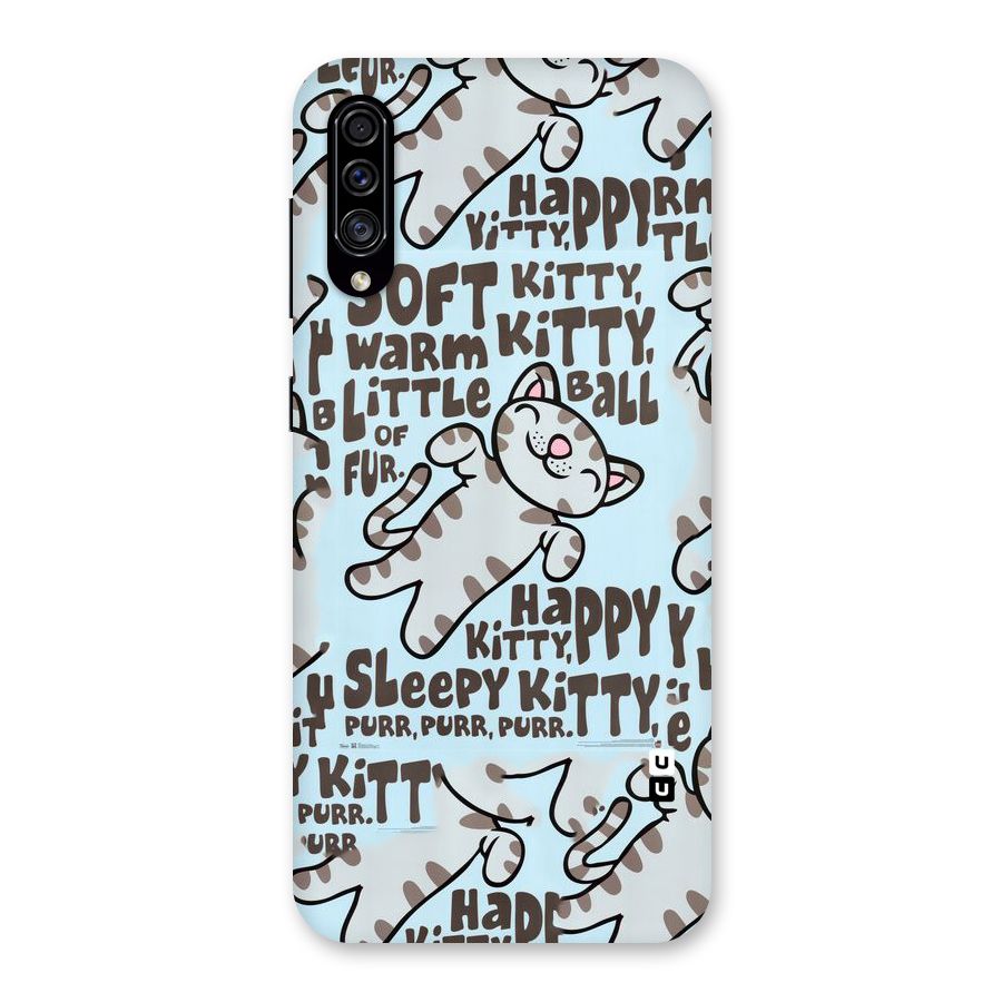 Kitty Pattern Back Case for Galaxy A30s