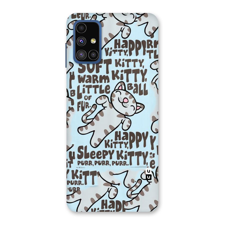 Kitty Pattern Back Case for Galaxy M51