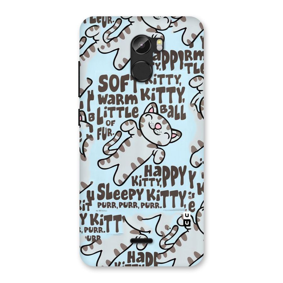Kitty Pattern Back Case for Gionee X1